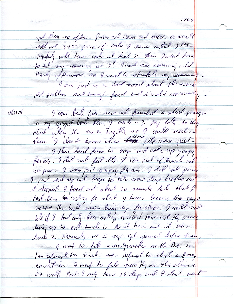 Dr John WorldPeace 2008 Prison Journal